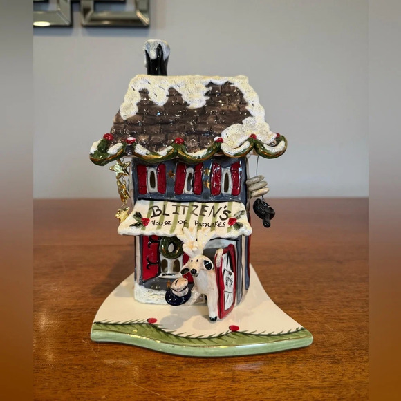 Blue Sky Other - Vintage Blue Sky Blitzens House of Pancakes Tea Light Candle House Complete Set